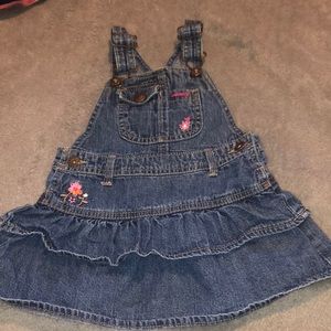 Osh Kosh Overall Denim Jumper size 24M